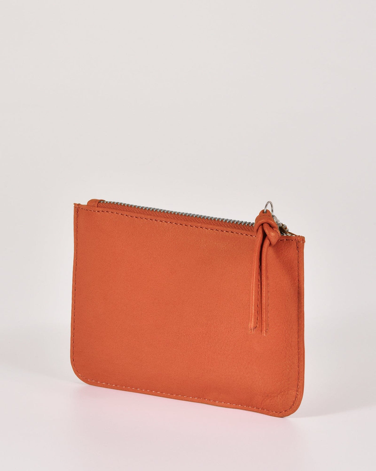 Village Leather Pouch - Orange