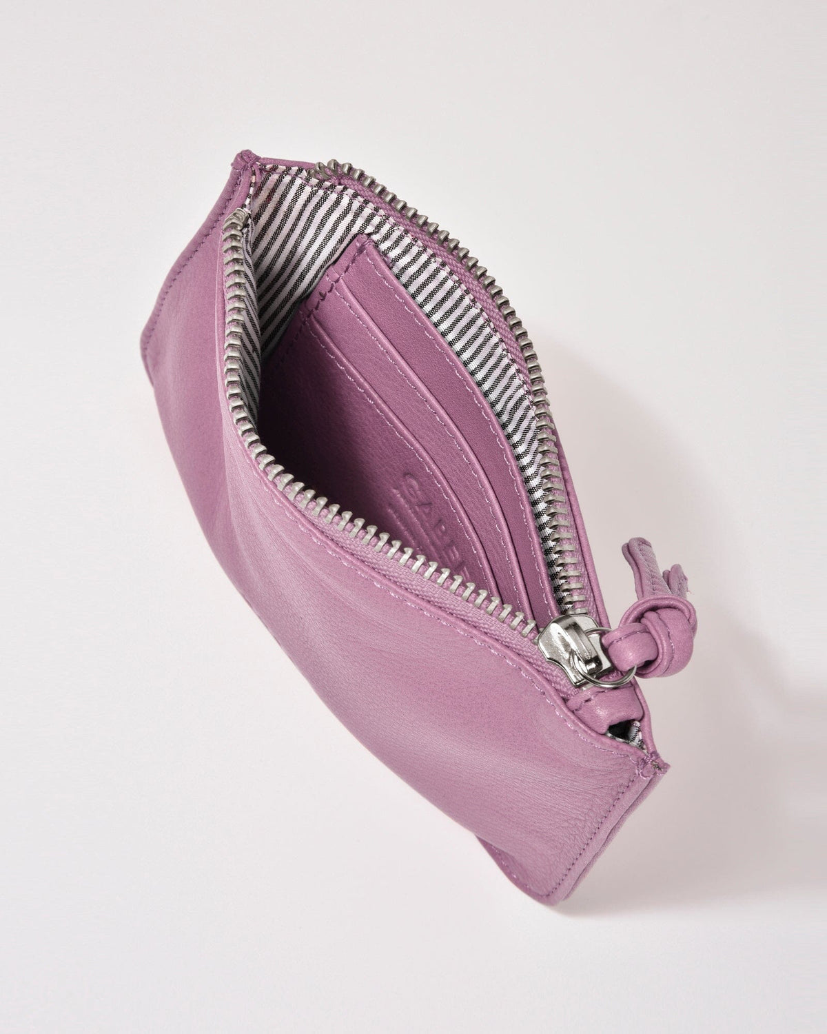 Village Leather Pouch - Pink