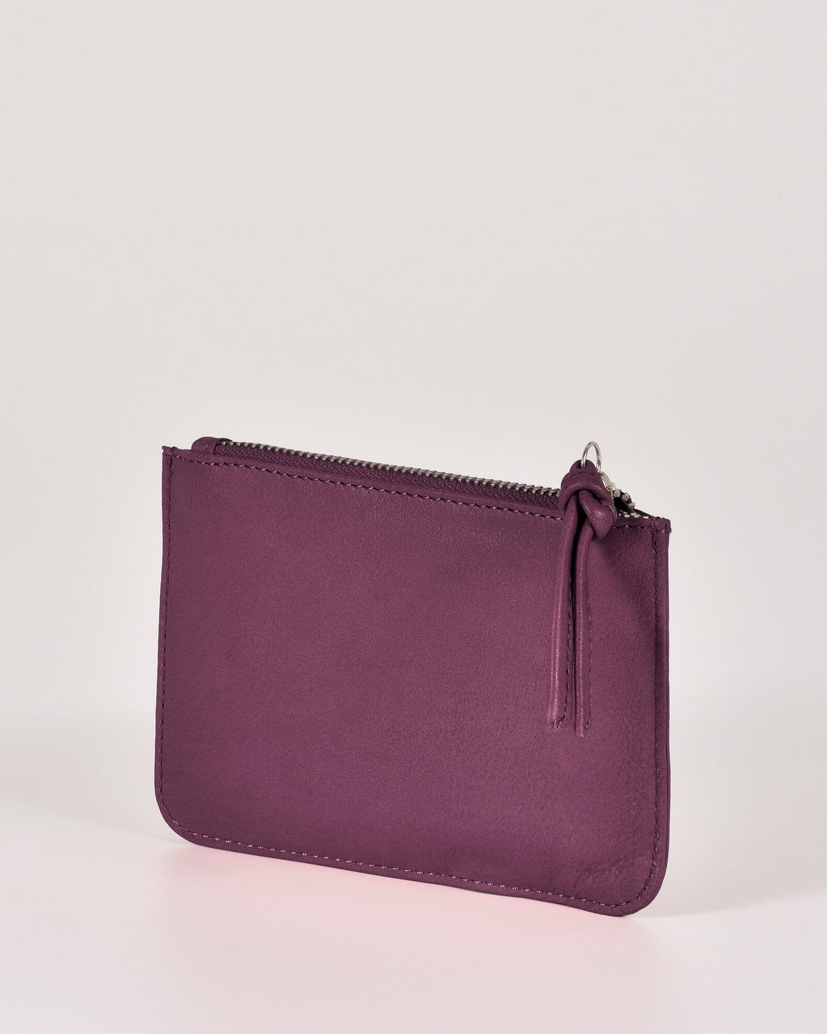 Village Leather Pouch - Purple