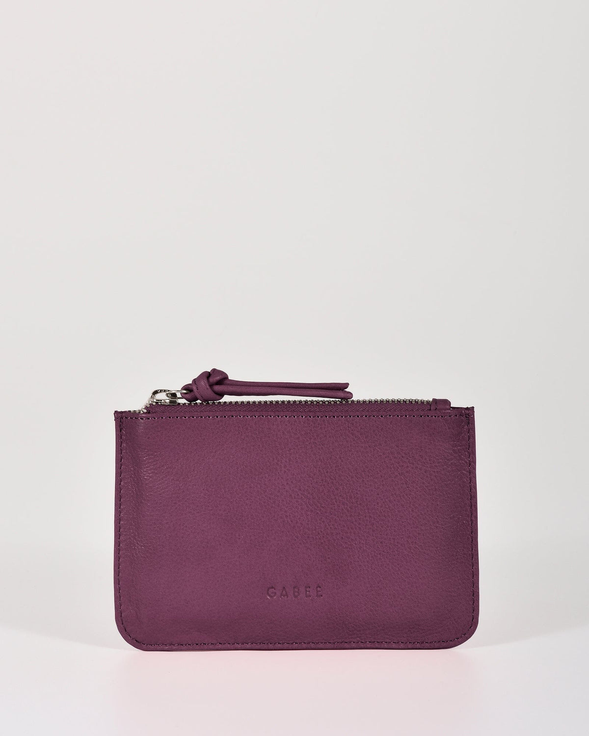 Village Leather Pouch - Purple
