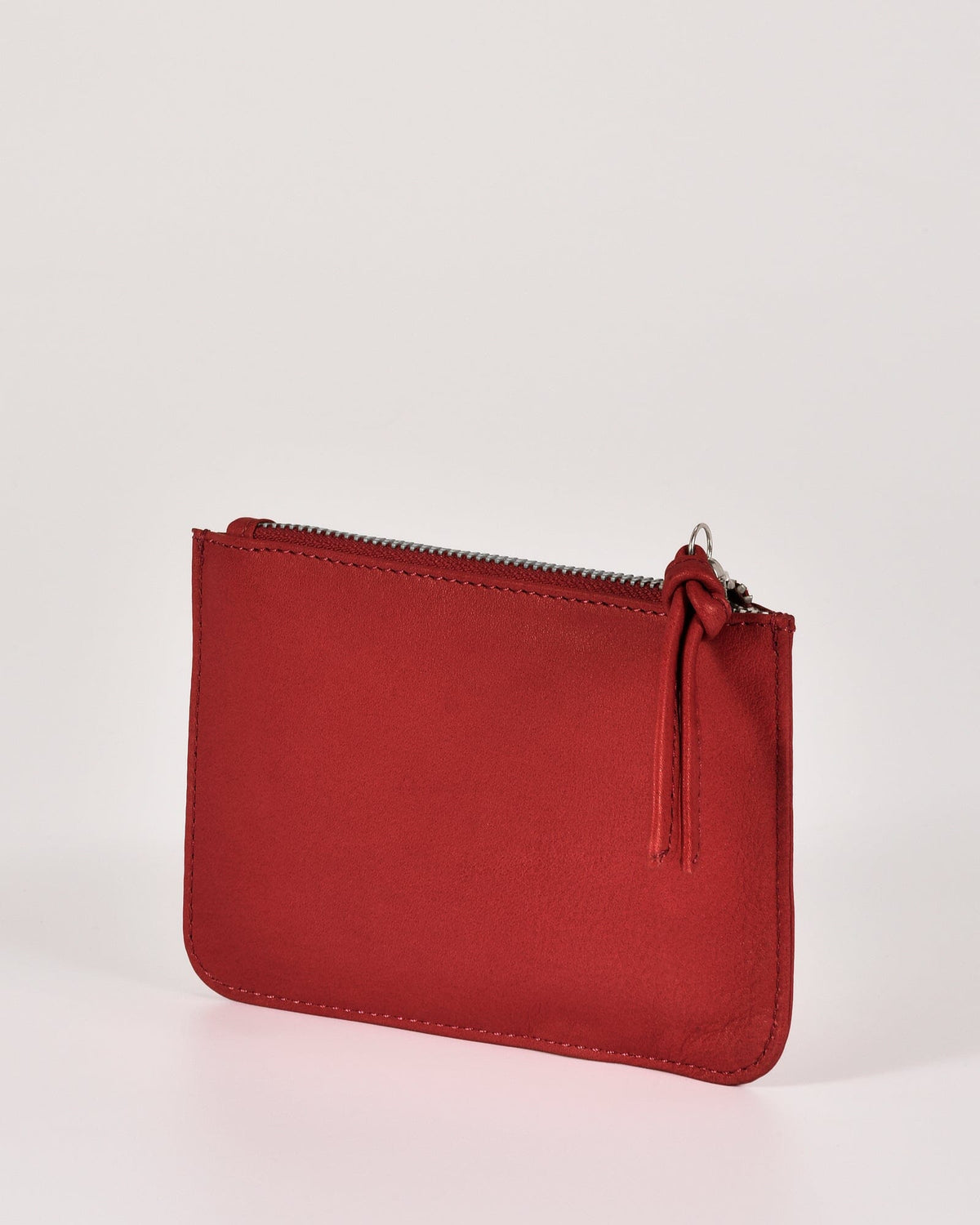 Village Leather Pouch - Red