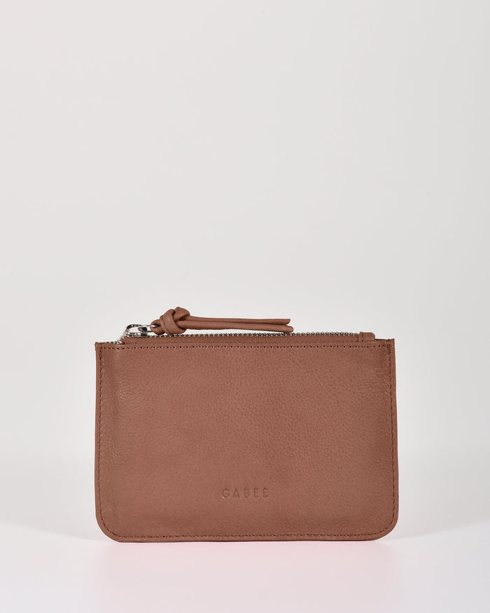 Village Leather Pouch - Taupe