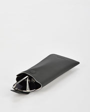 Vision Soft Leather Glasses Case - Black