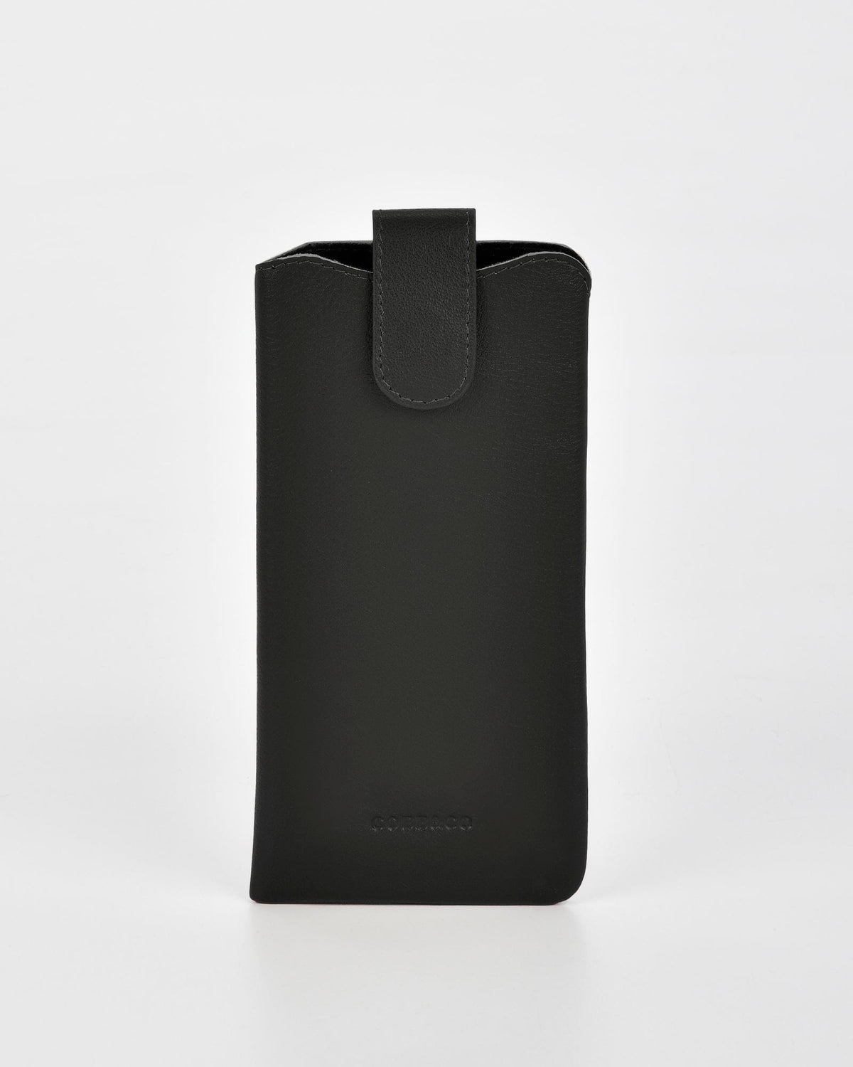 Vision Soft Leather Glasses Case - Black