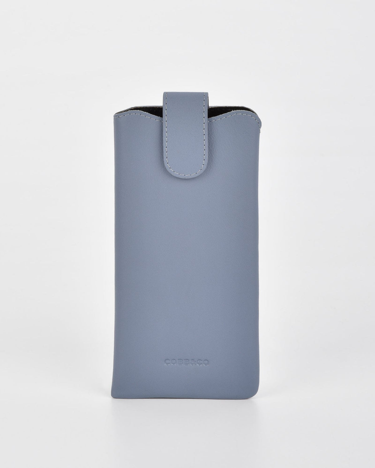 Vision Soft Leather Glasses Case - Blue