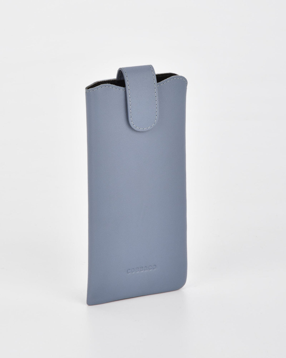 Vision Soft Leather Glasses Case - Blue