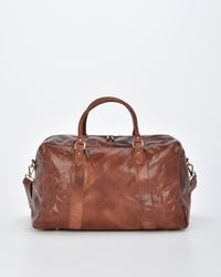 Waratah Structured Leather Large Weekend Duffel