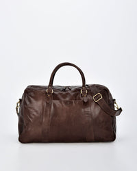 Waratah Structured Leather Large Weekend Duffel