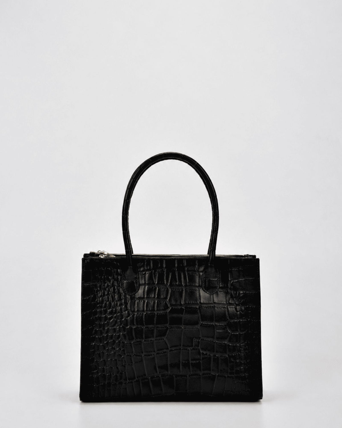 Waverley Croc Leather Dual Section Tote Bag