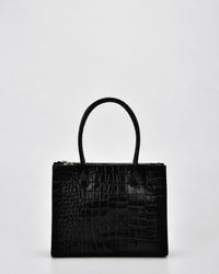 Waverley Croc Leather Dual Section Tote Bag