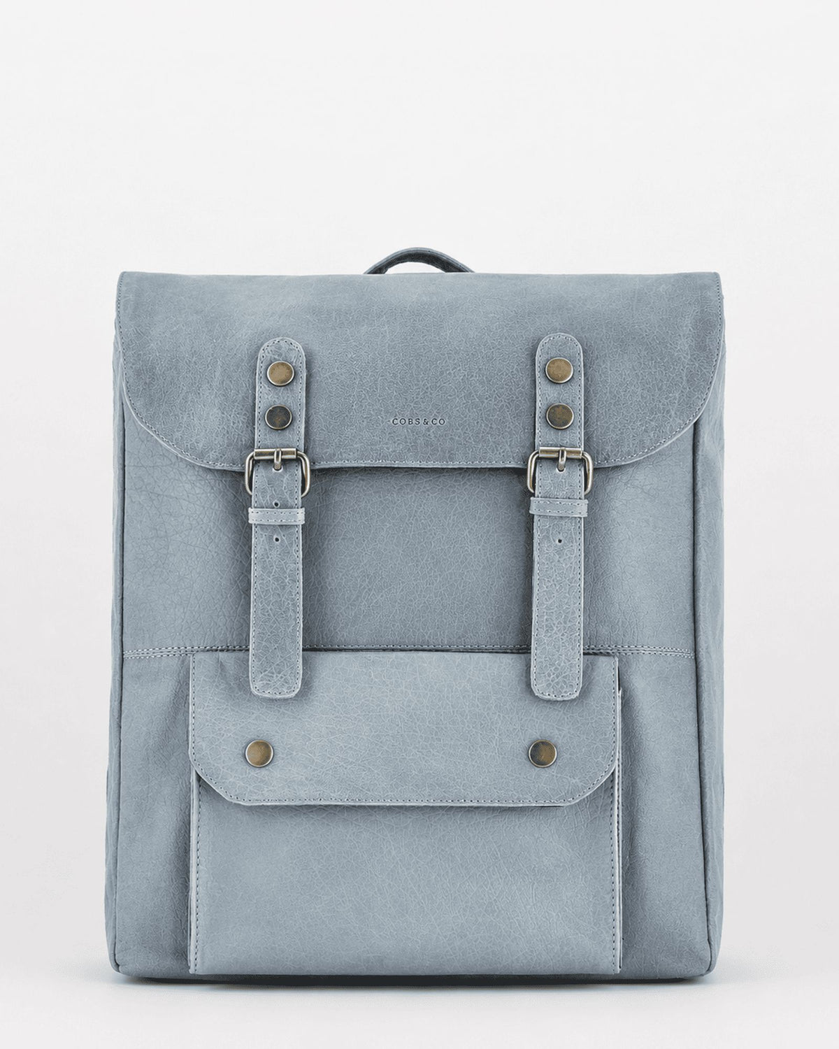 Wentworth Leather Rucksack with Laptop Pocket - Mist