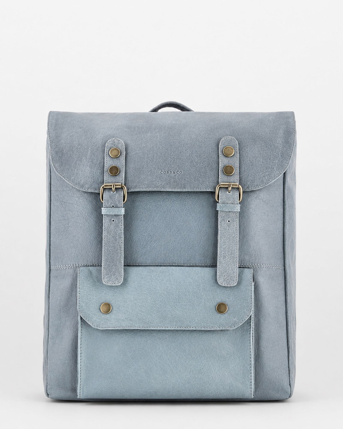 Wentworth Leather Rucksack with Laptop Pocket - Mist
