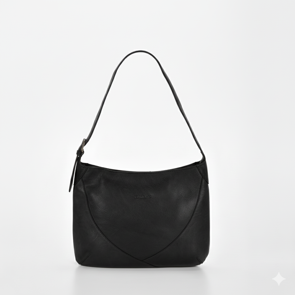 Yarra Washed Leather Shoulder Bag
