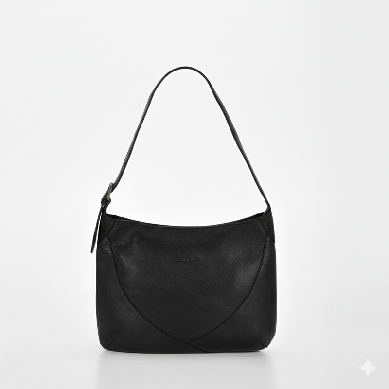 Yarra Washed Leather Shoulder Bag