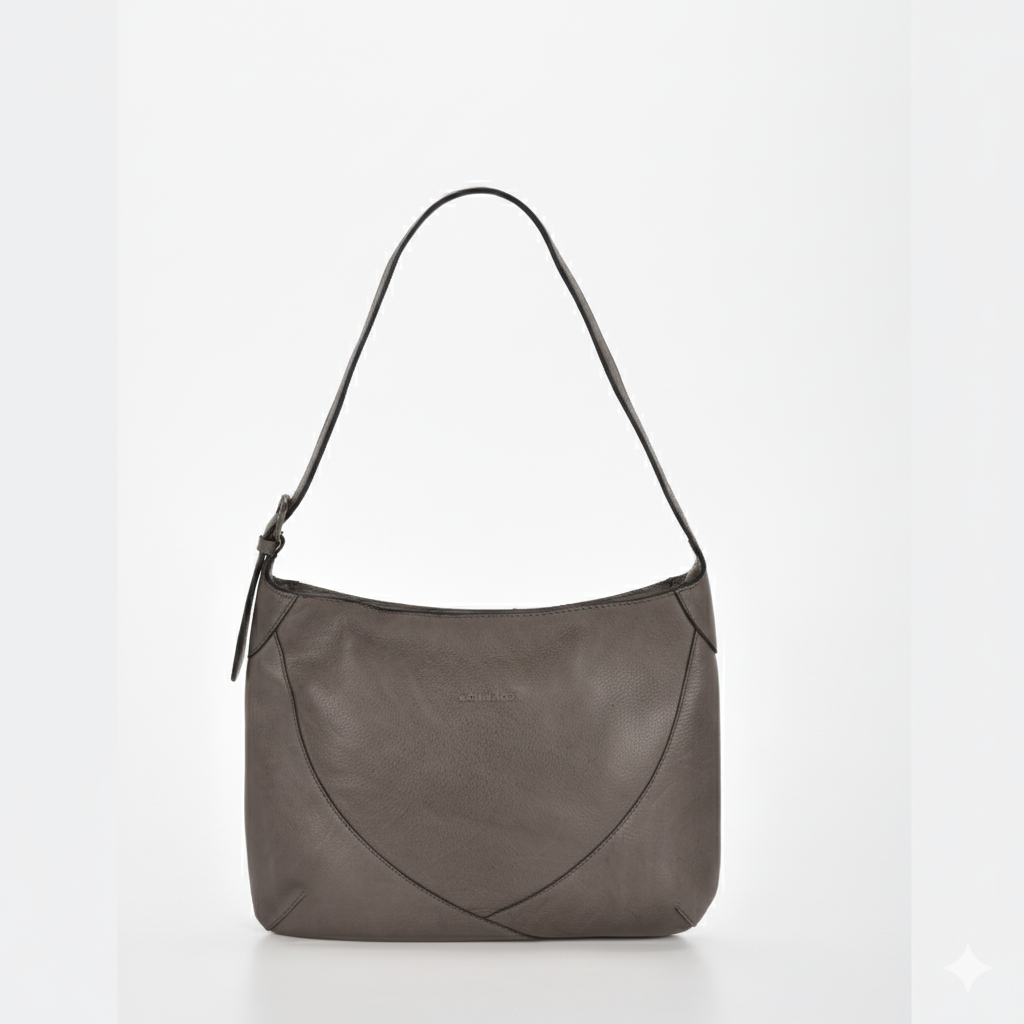 Yarra Washed Leather Shoulder Bag