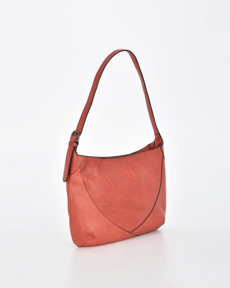 Yarra Washed Leather Shoulder Bag