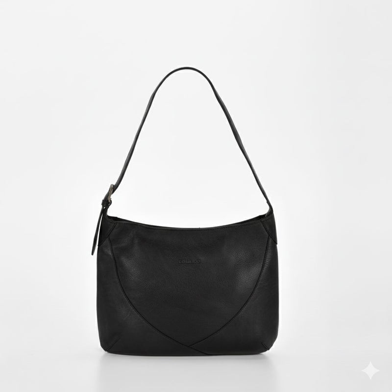 Yarra Washed Leather Shoulder Bag