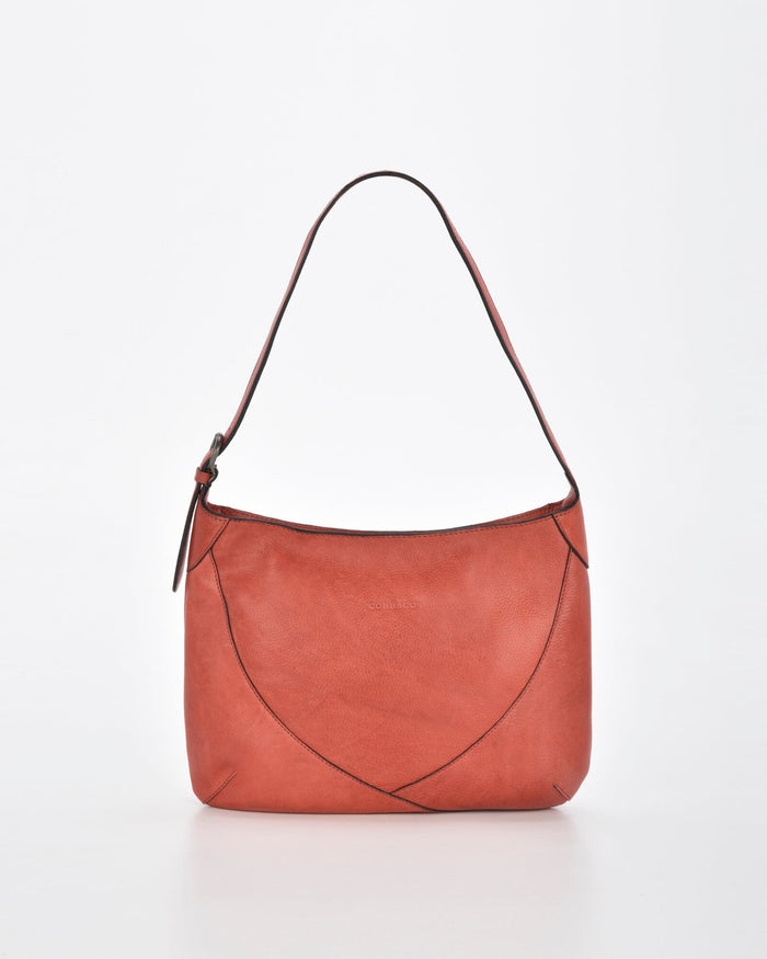 Yarra Washed Leather Shoulder Bag