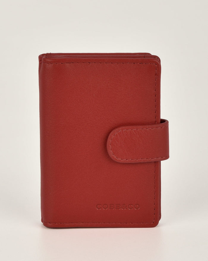 Yeats RFID Leather Card Holder with ID Window