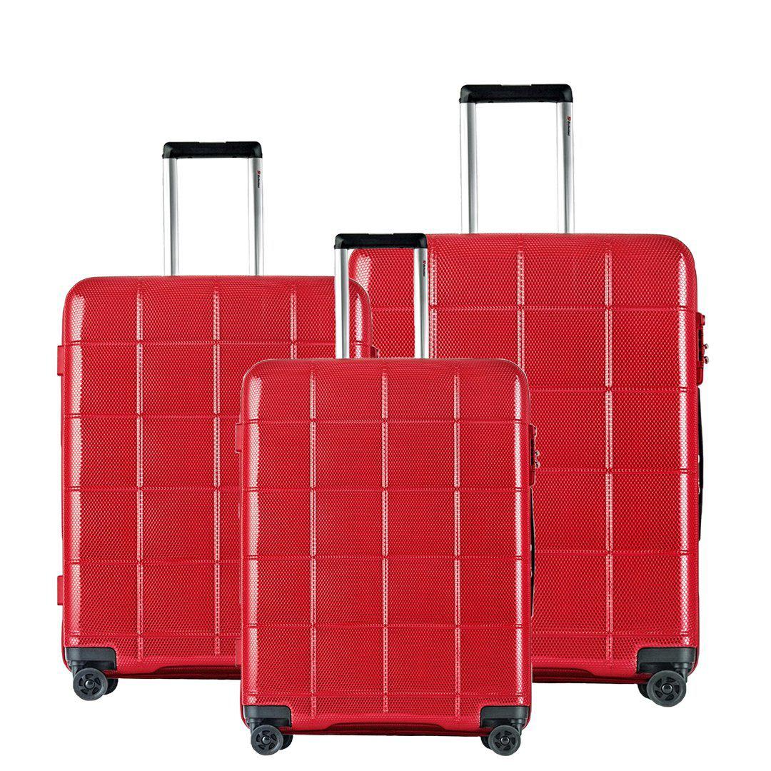 Buy ECHOLAC Hard Trolley Bags with TSA Lock | Red Color Men | AJIO LUXE