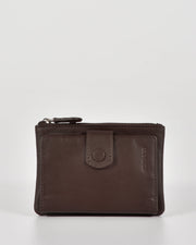 Collins RFID Safe Compact Leather Wallet