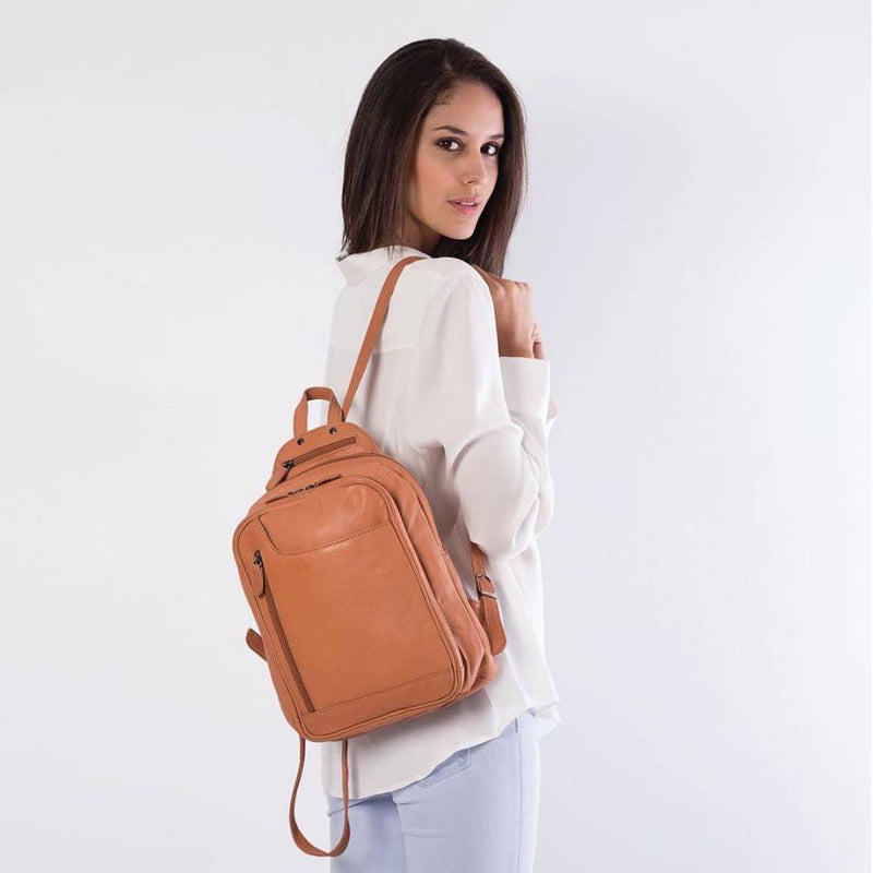 Emma Large Leather Backpack
