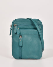 Esther Leather Mini Crossbody Bag in Teal – Cobb & Co