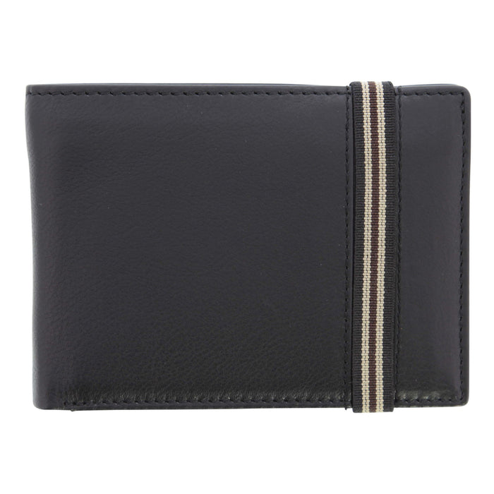 Harris Leather RFID Safe Elastic Wallet