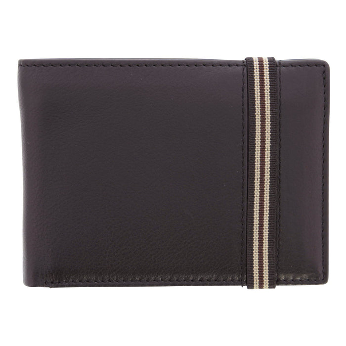 Harris Leather RFID Safe Elastic Wallet