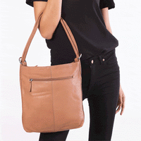 Indiana Leather Convertible Handbag Backpack - Large Convertible Bag Gabee 