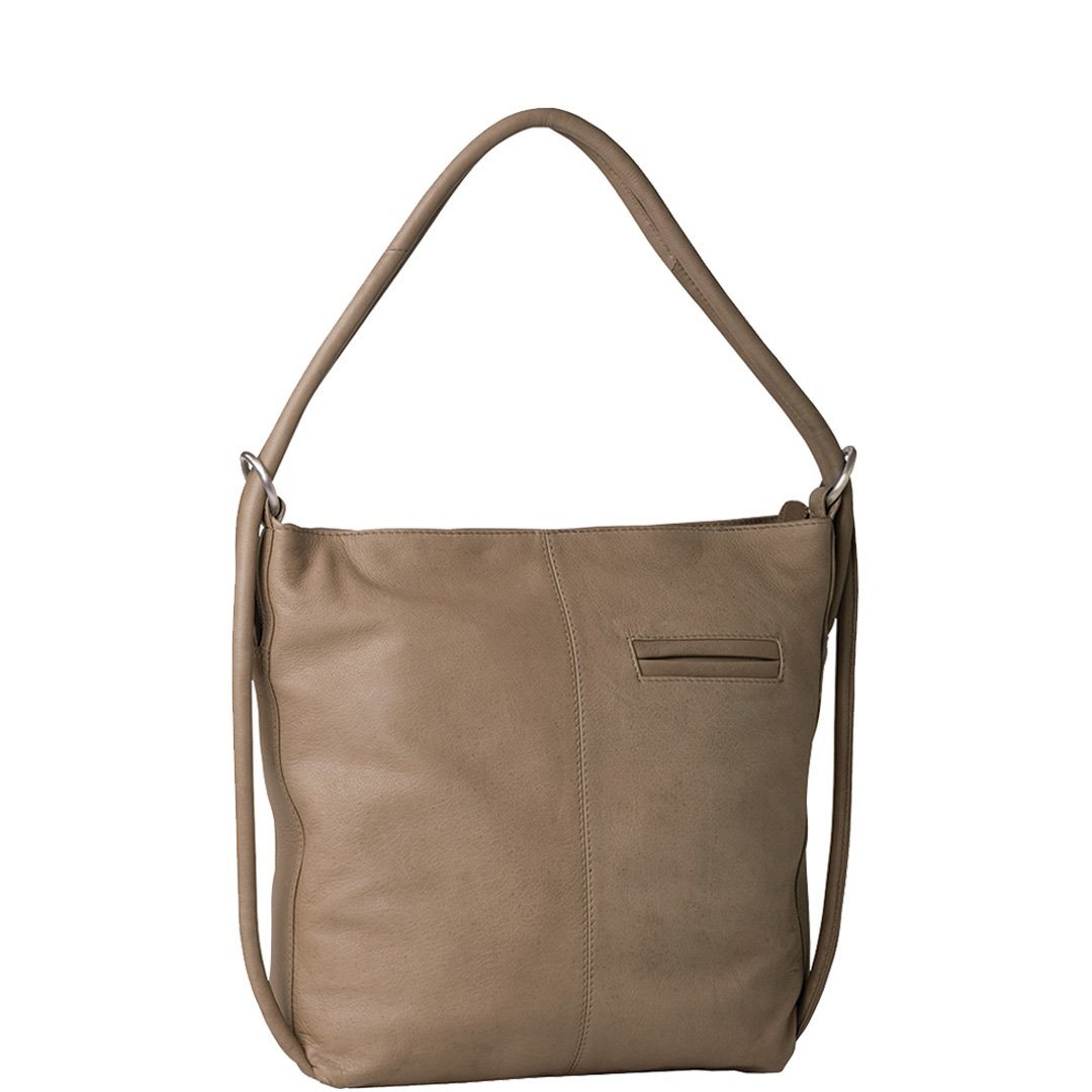 Indiana Leather Convertible Handbag Backpack - Large