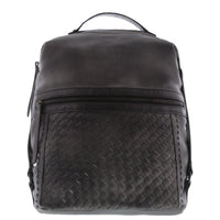 Lennox Vegan Leather Weave Backpack