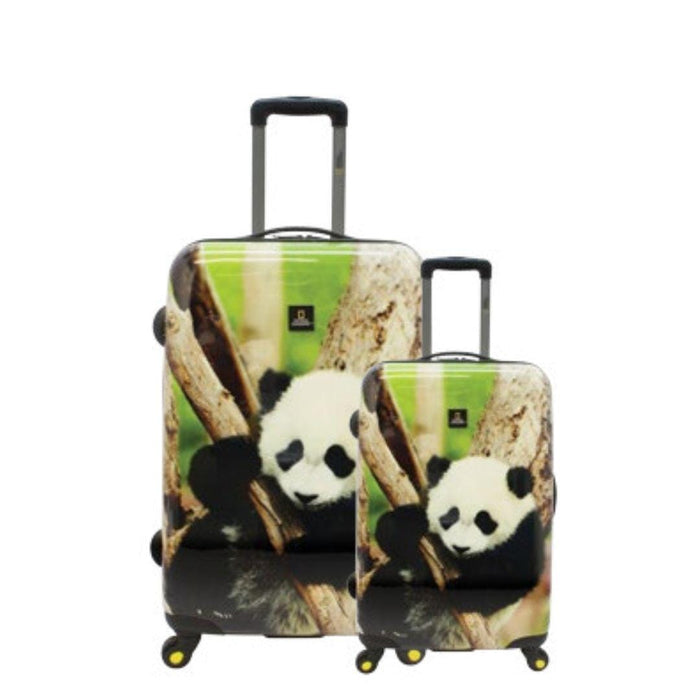 National Geographic Panda Hard Side Luggage 2 Piece Set