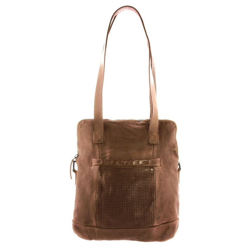 Oberon Washed Leather Shoulder Bag