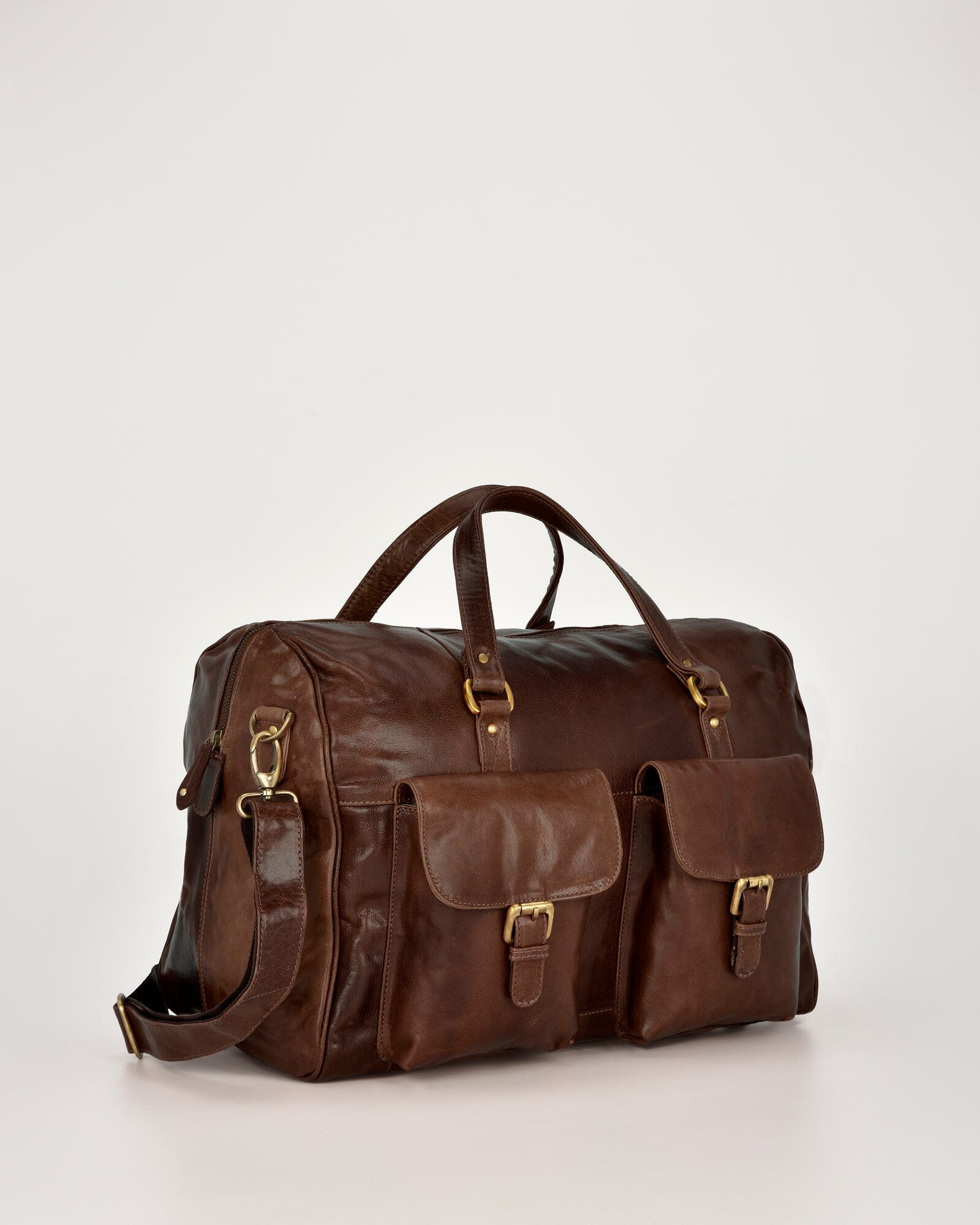 Buffalo leather duffle bag online