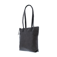 Tayla Leather Two-Tone Tote