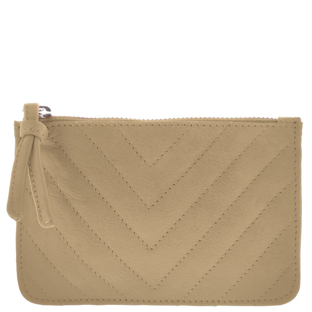 Zander Quilted Leather Pouch