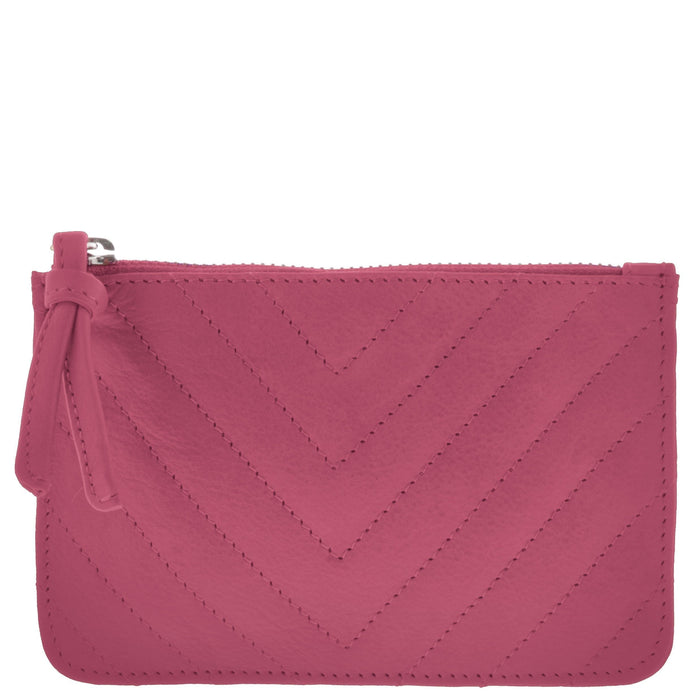 Zander Quilted Leather Pouch