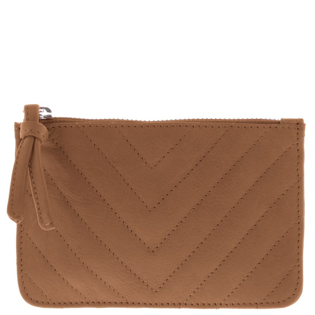 Zander Quilted Leather Pouch