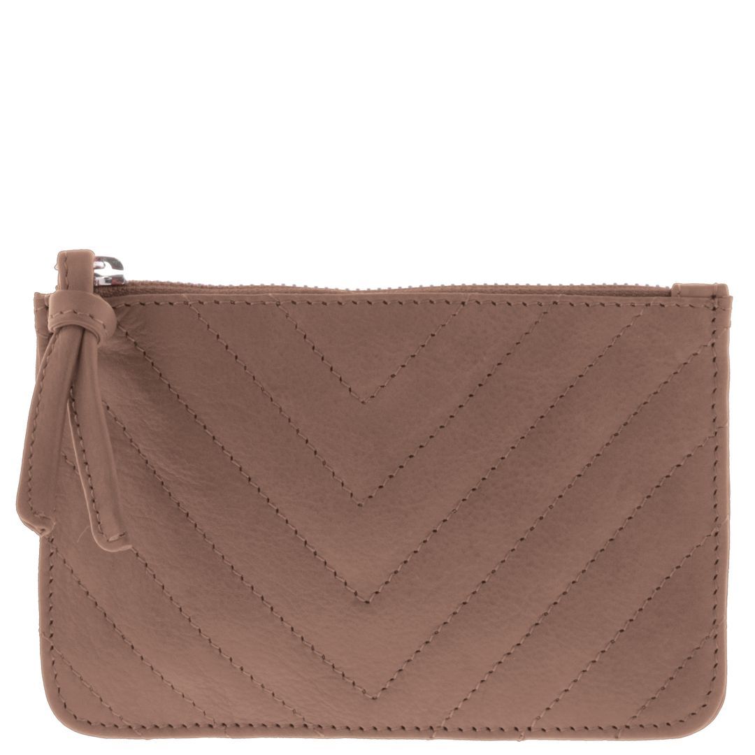 Zander Quilted Leather Pouch